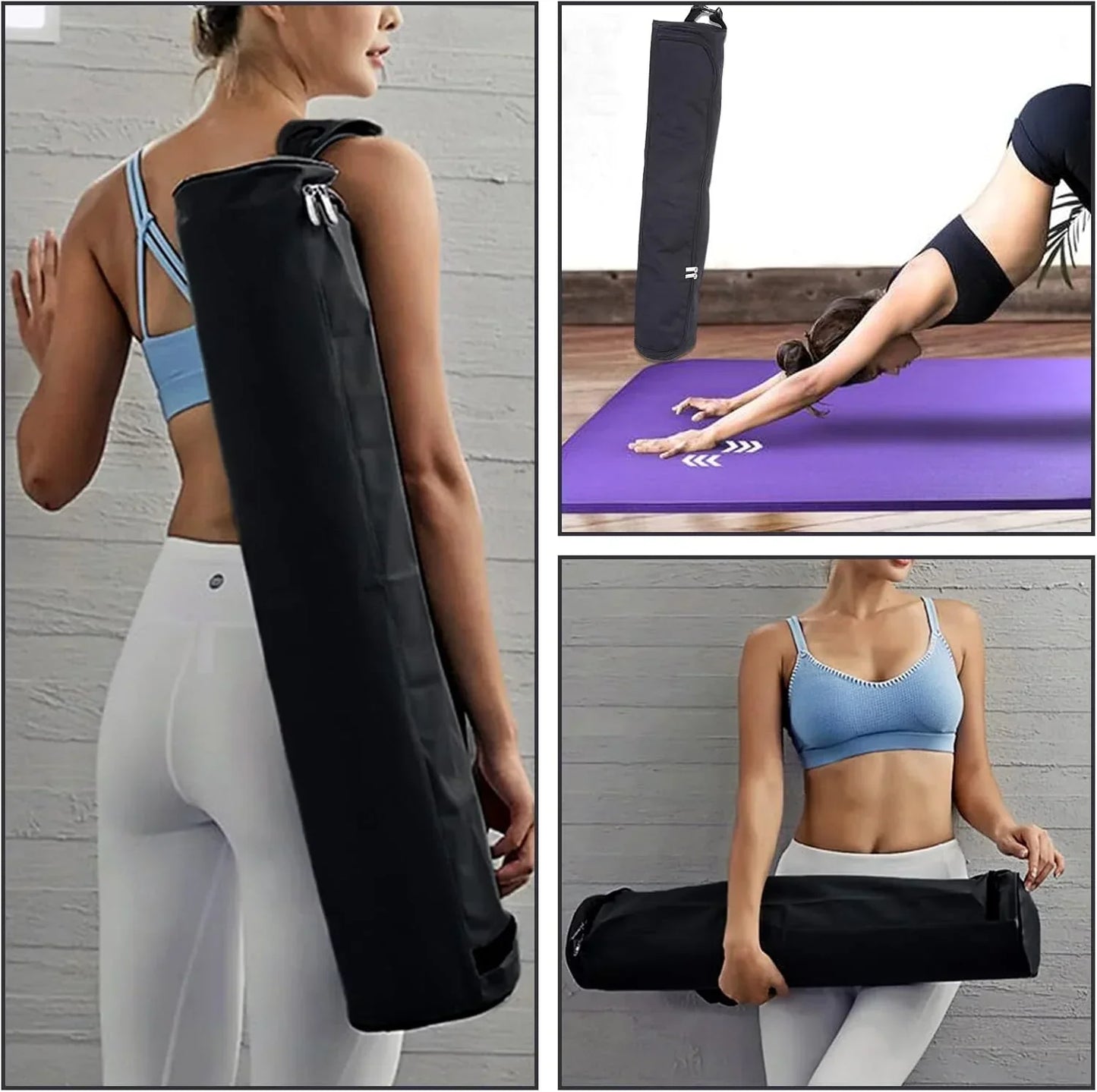 Yogamattväska med extra utrymme och vattenavvisande design