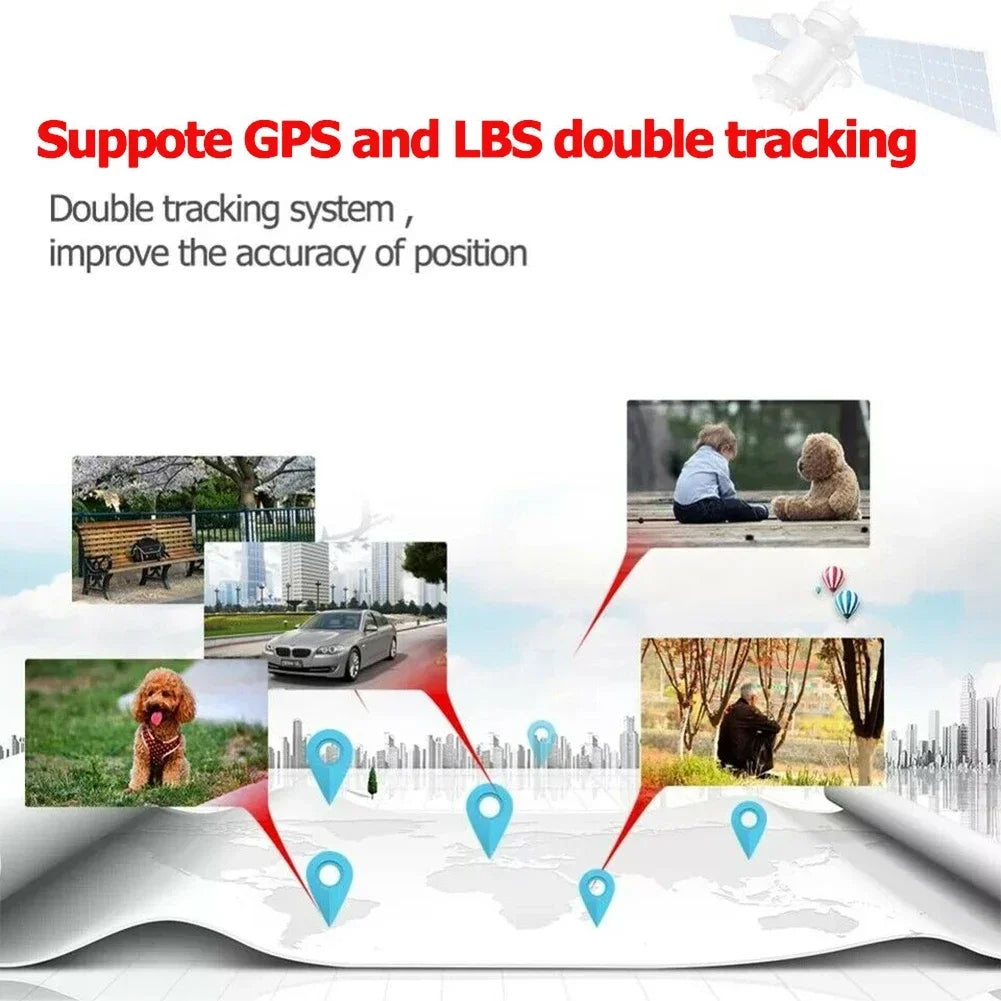 Mini magnetisk GPS tracker med global rækkevidde og diskret design