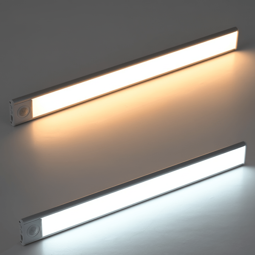 Trådlös LED-skåpbelysning med rörelsesensor – Enkel Installation