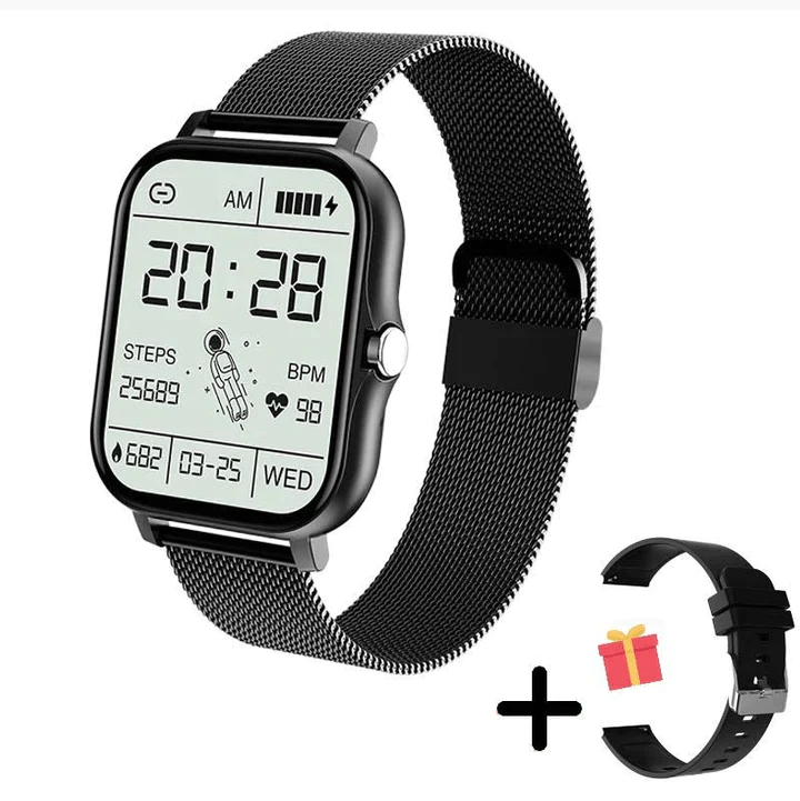 Slim Smartwatch för Kvinnor med Hälsoövervakning