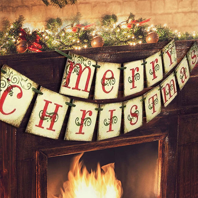 Julbanderoll med texten "God Jul