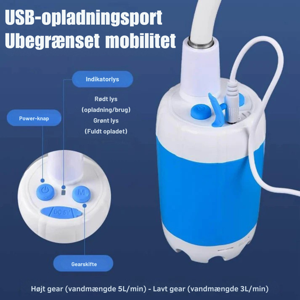 Bärbar och Hopfällbar Vattenbehållare för Camping och Utomhusbruk