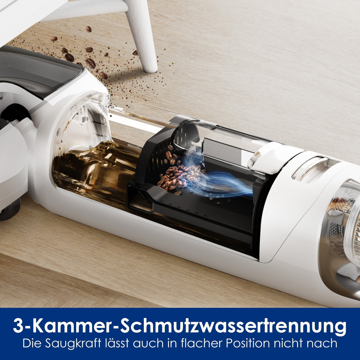 Fugtvacuum og tørresuger | Tineco FLOOR ONE Stretch S6 med smart rengøring