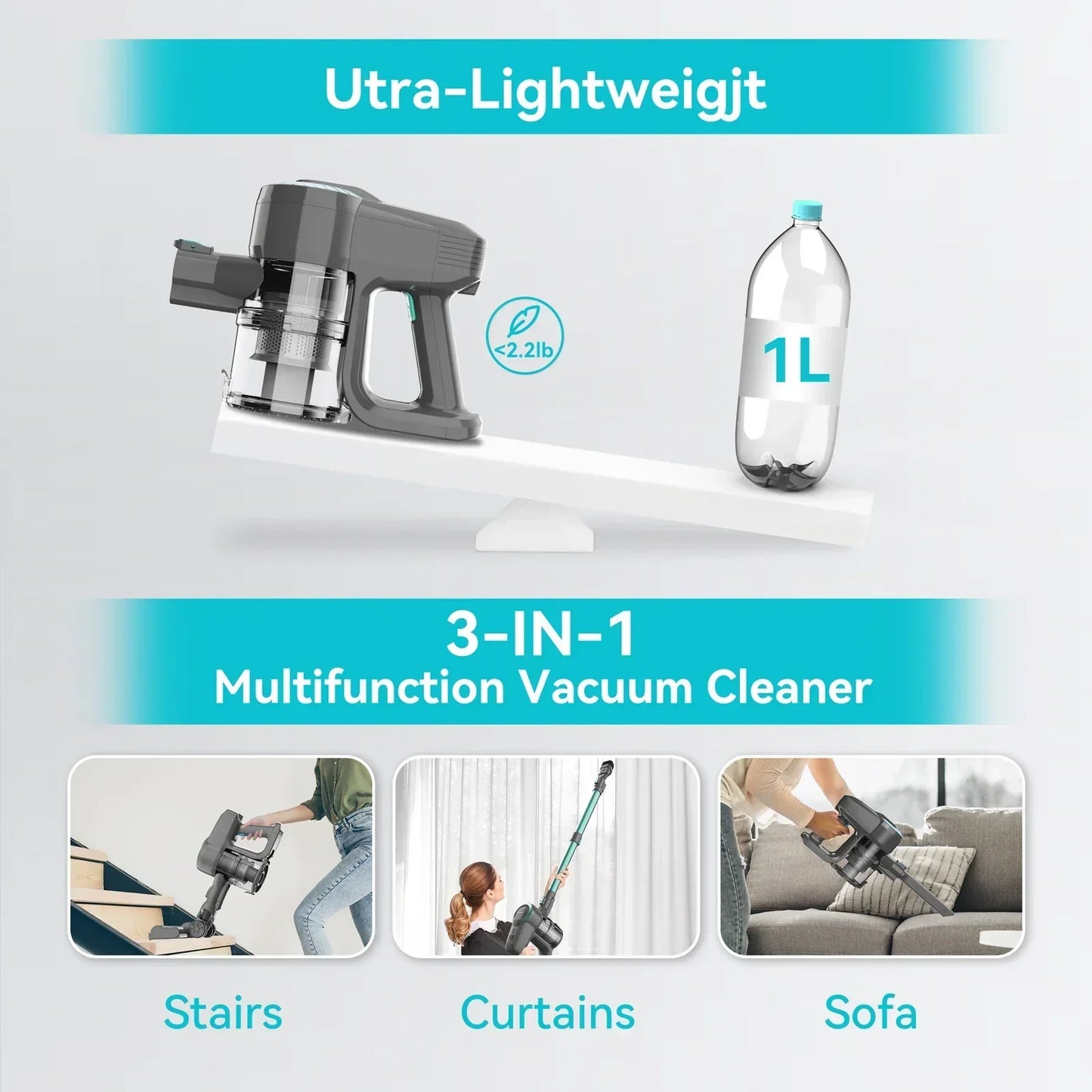 Trådløs Støvsuger - CleanMaster 2200