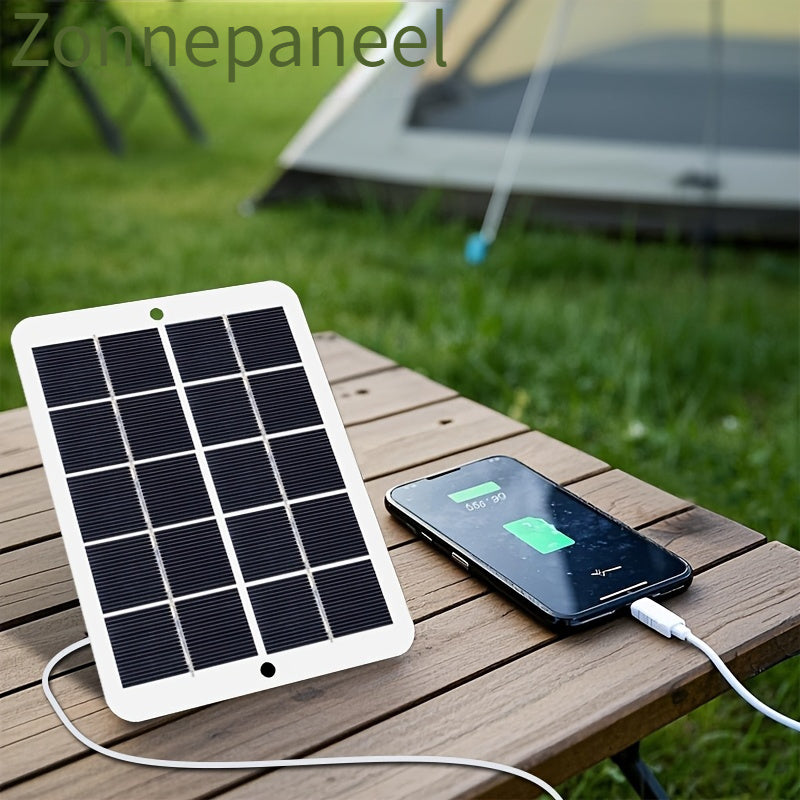 Bærbar Solpanel med USB – Strøm Overalt og Når Som Helst