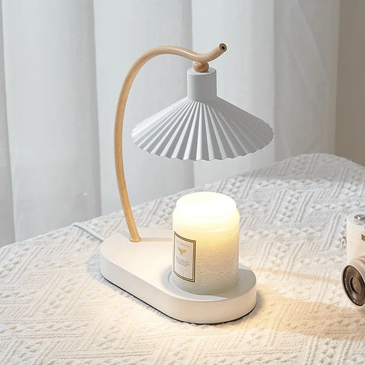 Elegant ljusvärmarlampa för mysig atmosfär i hemmet