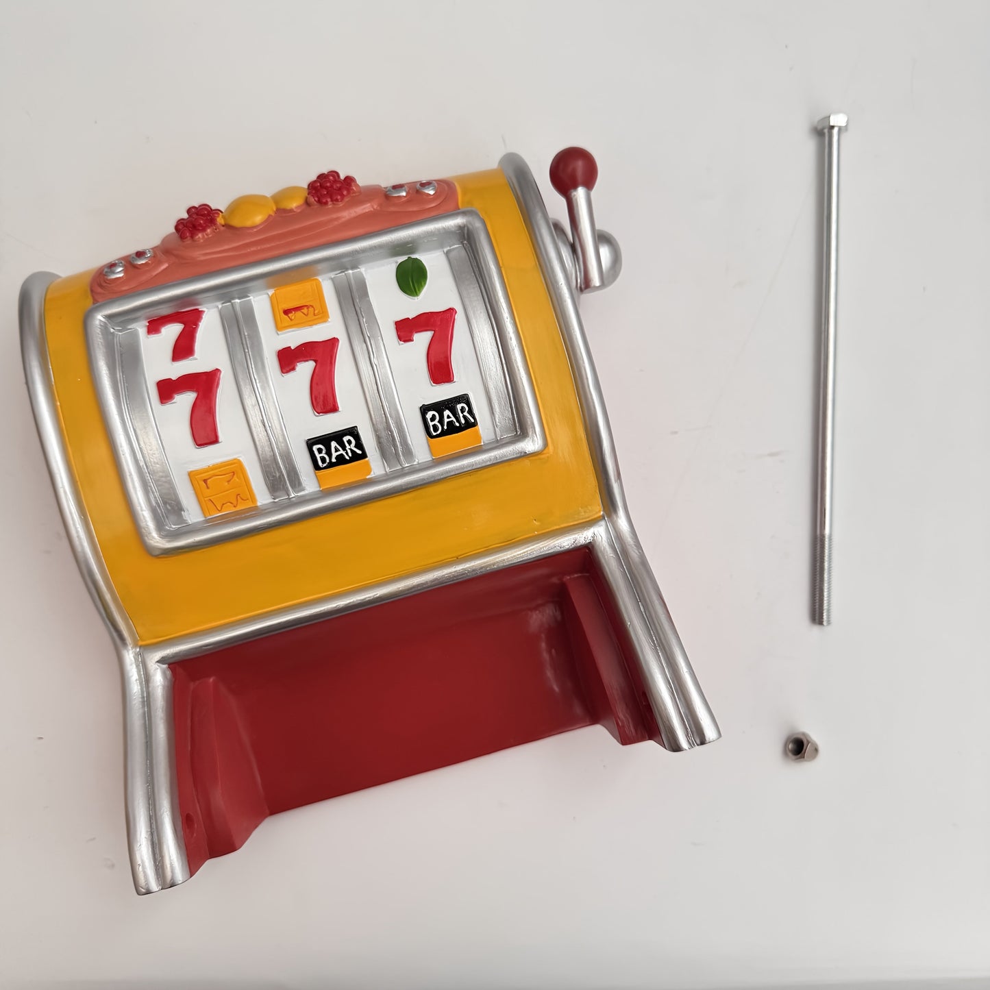 Färgglad väggmonterad toalettpappershållare - Spelmaskinsdesign
