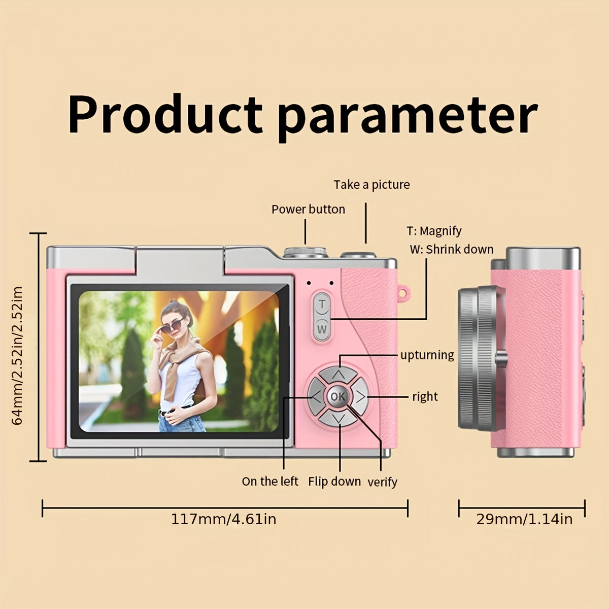 4K Vlogging Kamera til Voksne – Let og Brugervenlig Optagelse