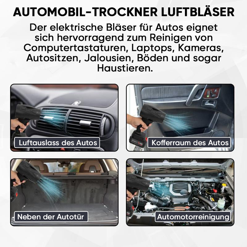 Håndholdt blæser med turboteknologi – kraftfuld ydeevne