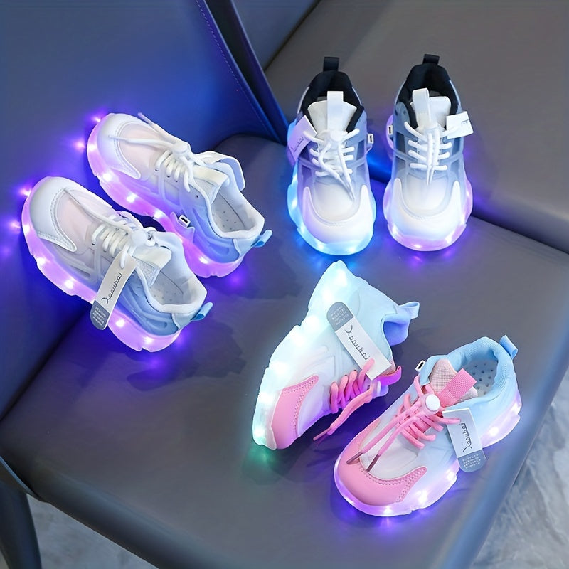 Färgglada LED-sneakers för barn – Lysande och roliga i vardagen