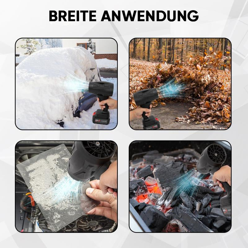 Håndholdt blæser med turboteknologi – kraftfuld ydeevne