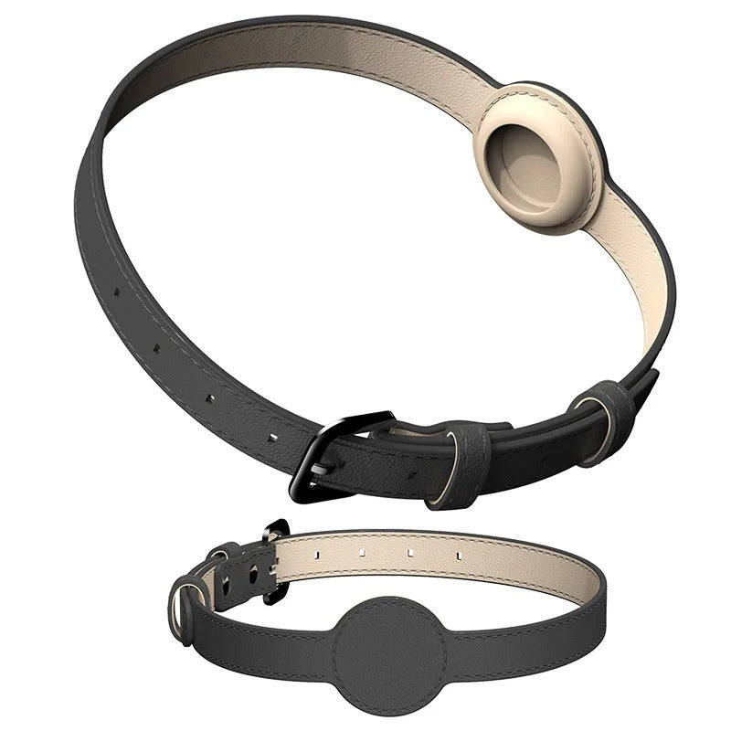 Luksus Hundehalsbånd med Airtag Holder - Sikkerhed og Stil