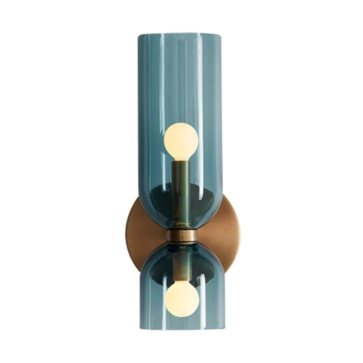 Elegant vägglampa i glas och metall - Skapa mys i hemmet