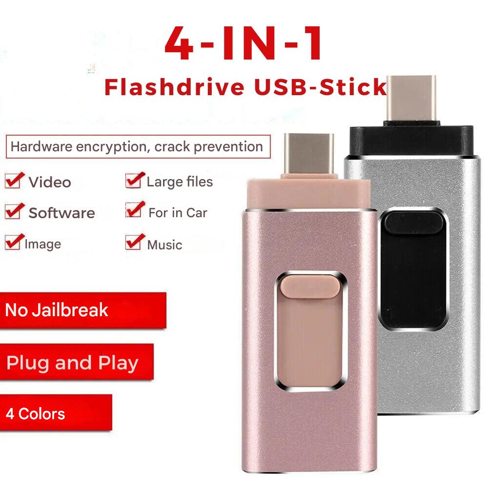 4-i-1 USB-minne för alla enheter