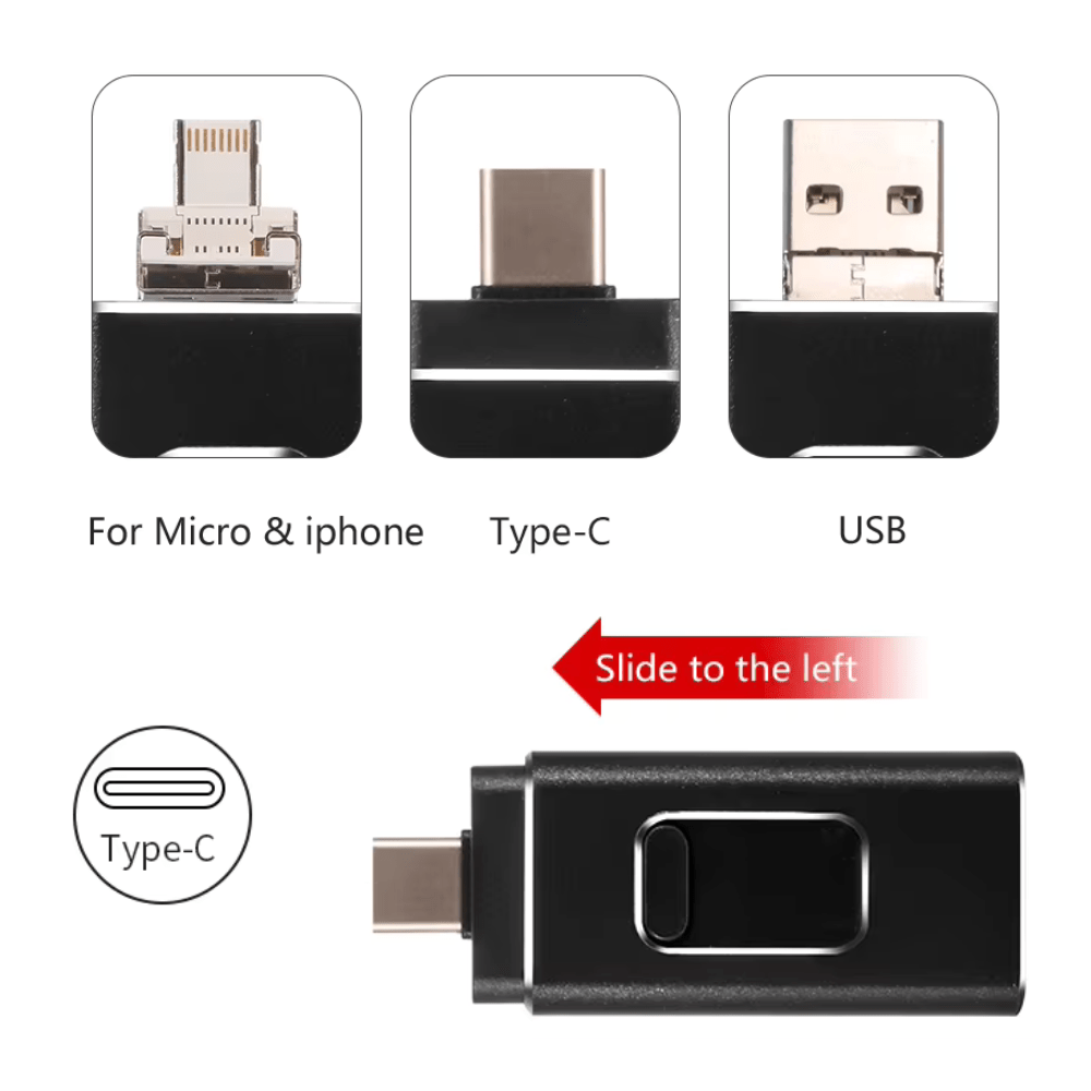 4-i-1 USB Multiport Adapter
