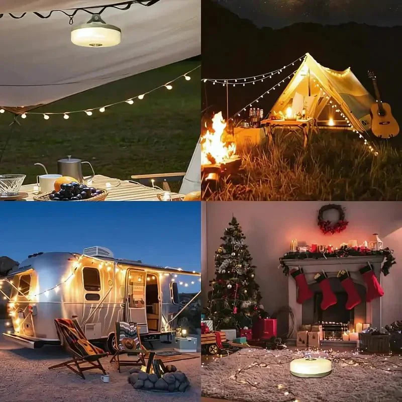 Fleksibel 4-i-1 Campinglampe til Uforglemmelige Udforskninger