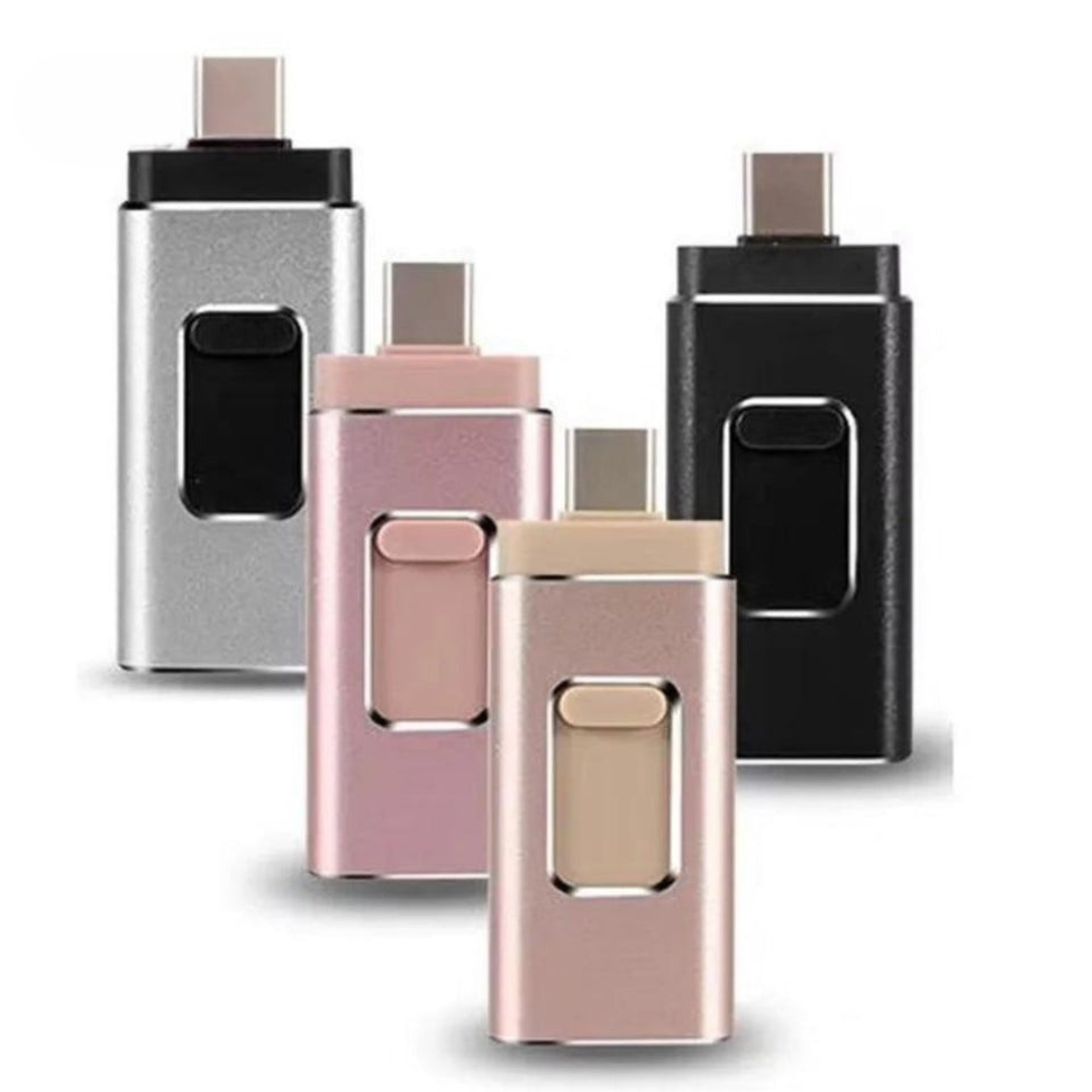 4-i-1 USB Stick: Hurtig Filoverførsel og Lagerplads