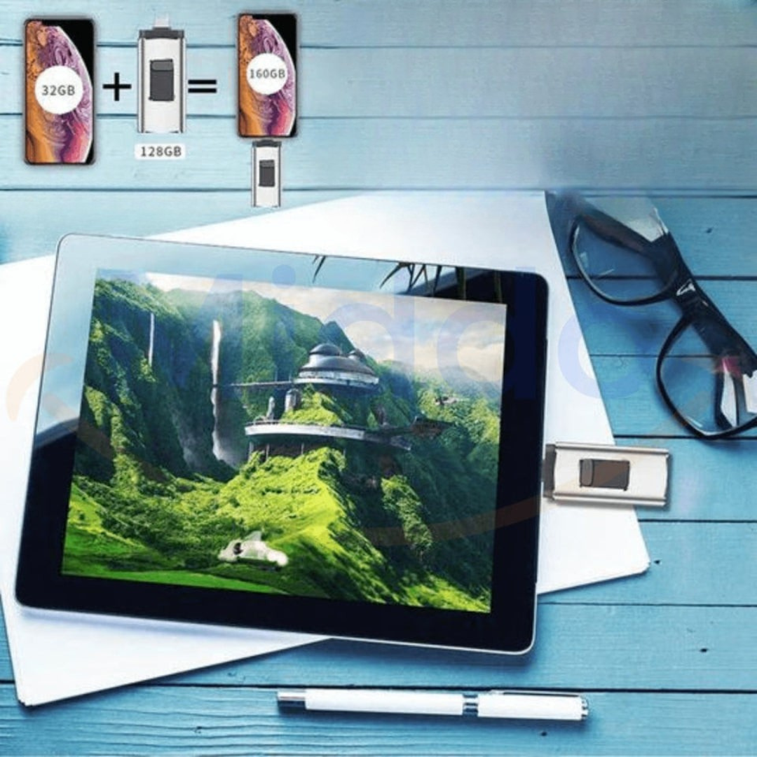 4-i-1 USB Stick: Hurtig Filoverførsel og Lagerplads