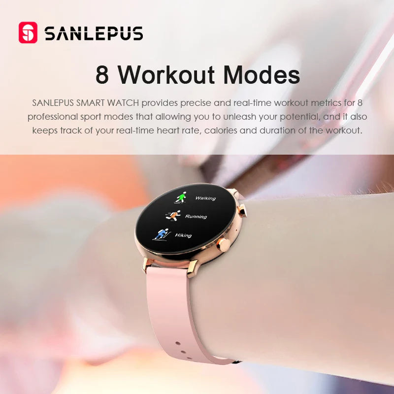 Smartwatch 2024 med elegant design och bred kompatibilitet