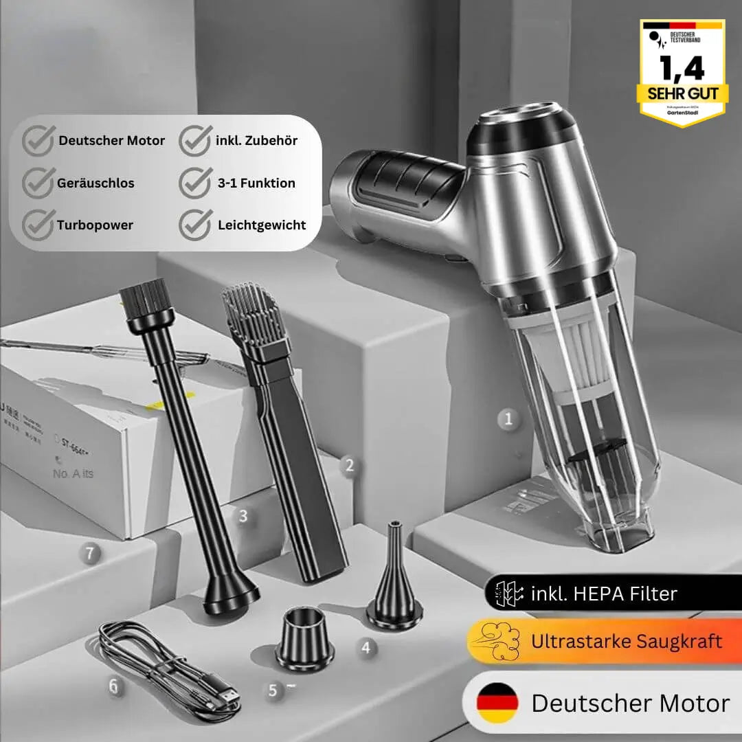 Handholdt Støvsuger TurboClean - Det Patenterede Design