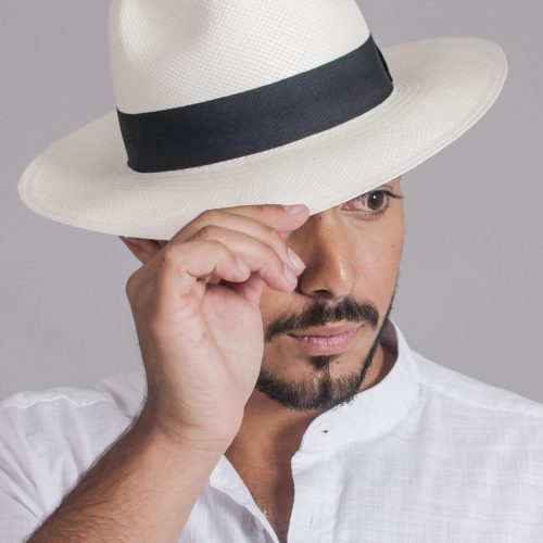 Let Sommer Panama Hat Håndlavet Lys med Bred Skygge