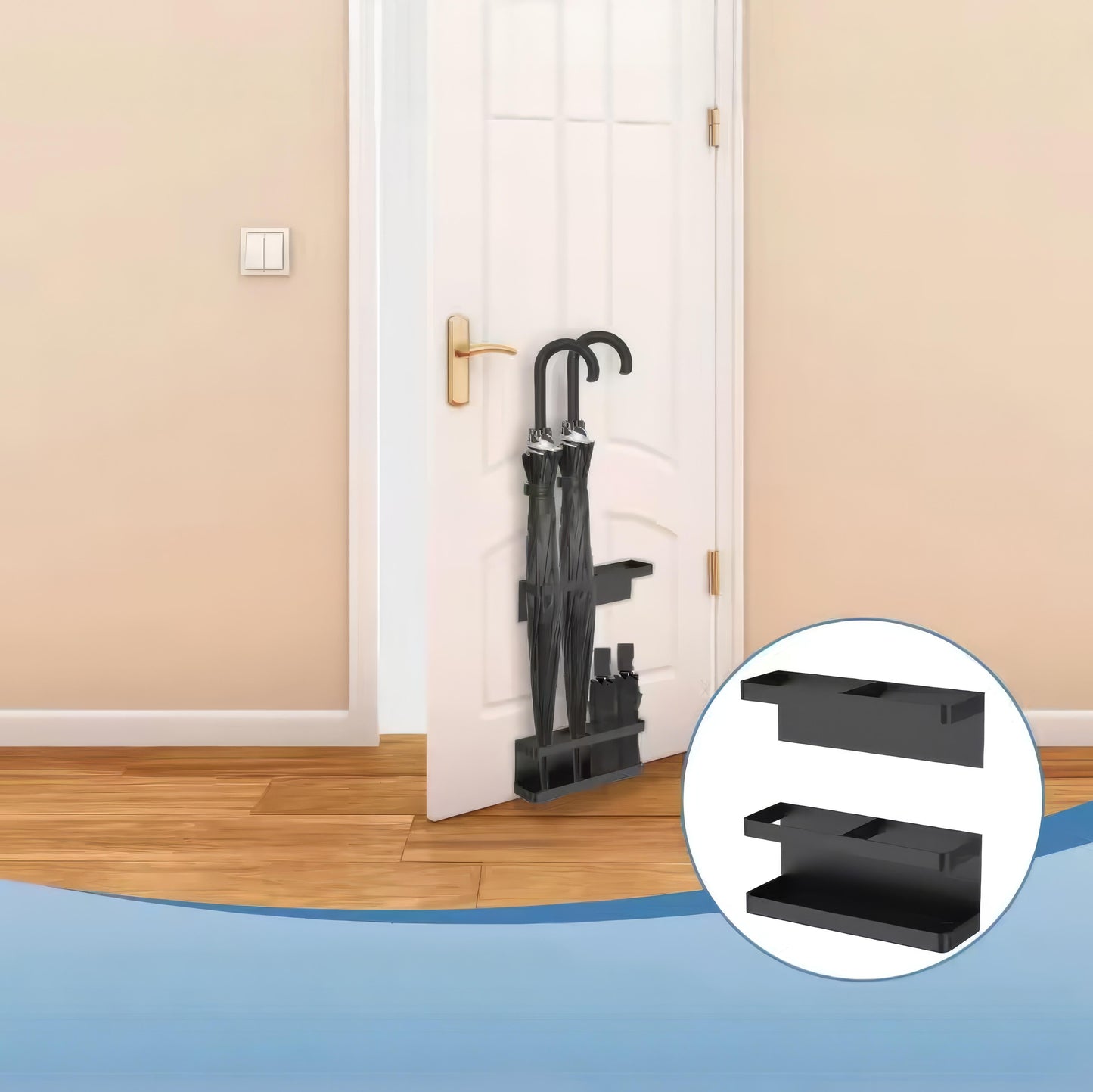 Elegant paraplyholder i jern - Stilfuld og funktionel