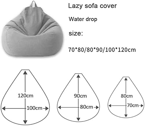 Elegant pufföverdrag | Ergonomisk design | 80x90 cm, 100x120 cm