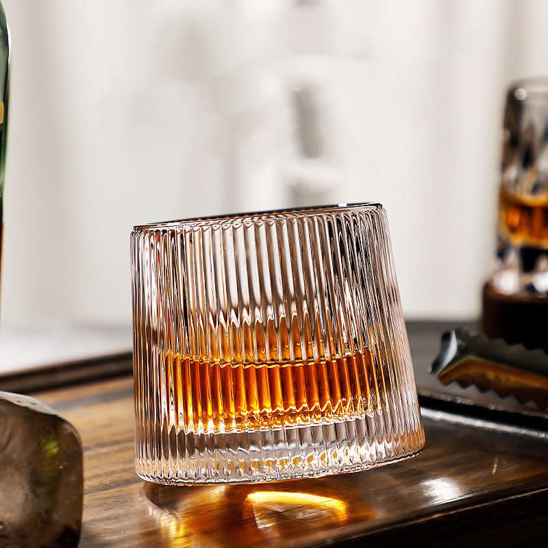 Elegant whiskyglas med snurrfunktion i Japan-stil