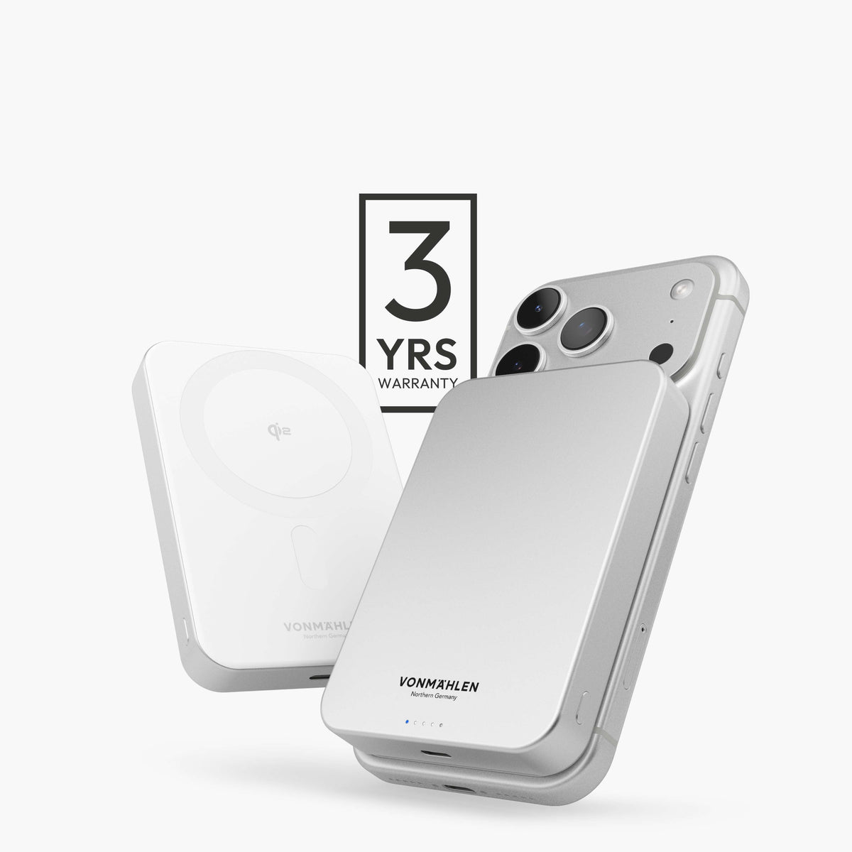 Trådlös Powerbank 10000 mAh med MagSafe, Qi2 och USB-C PD