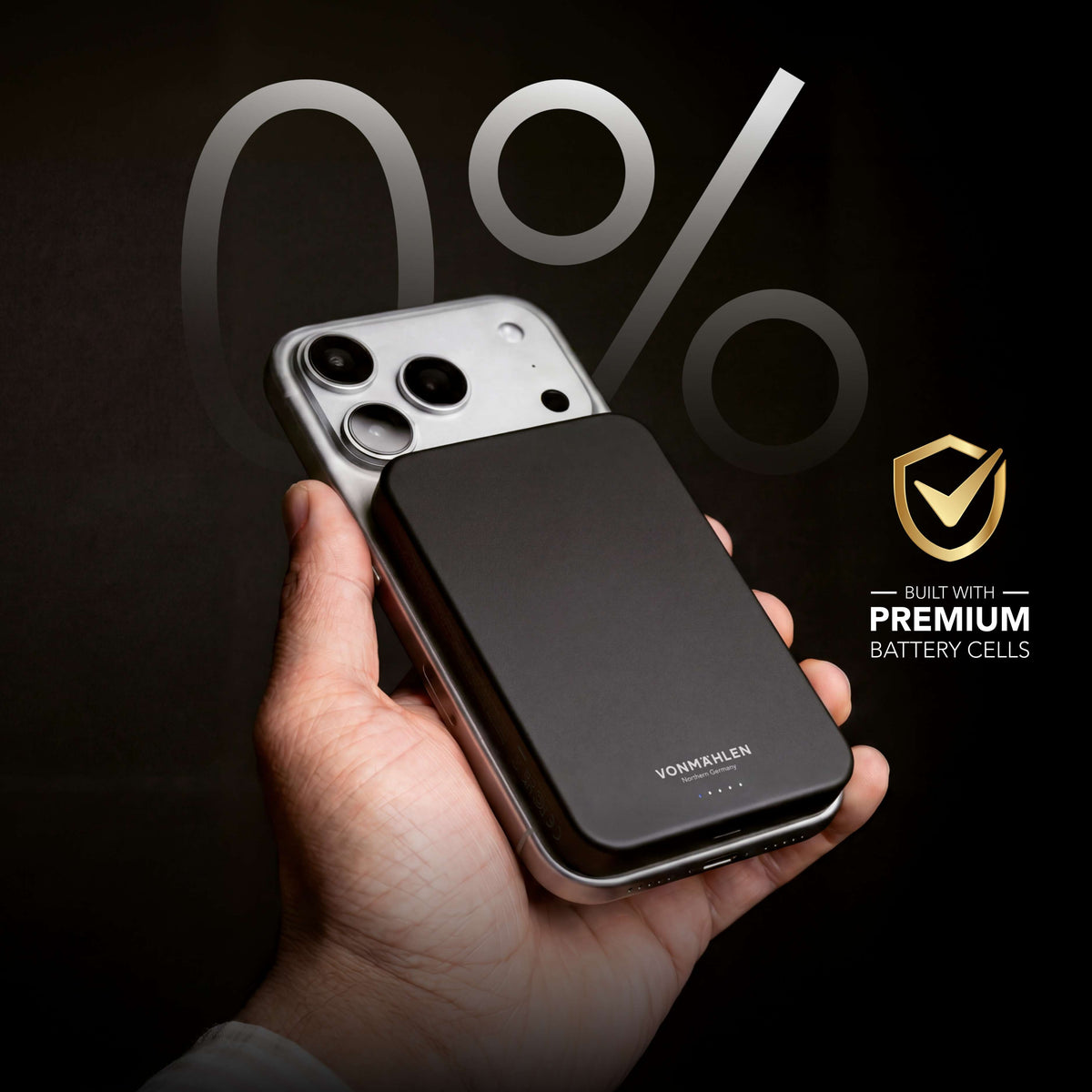 Trådlös Powerbank 10000 mAh med MagSafe, Qi2 och USB-C PD