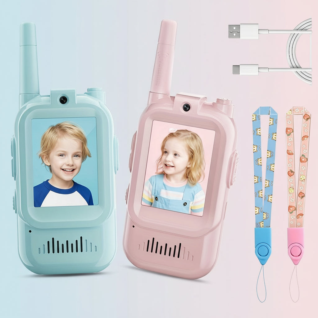 Walkie-talkie för barn med kamera och videosamtal – Kul och lärorikt