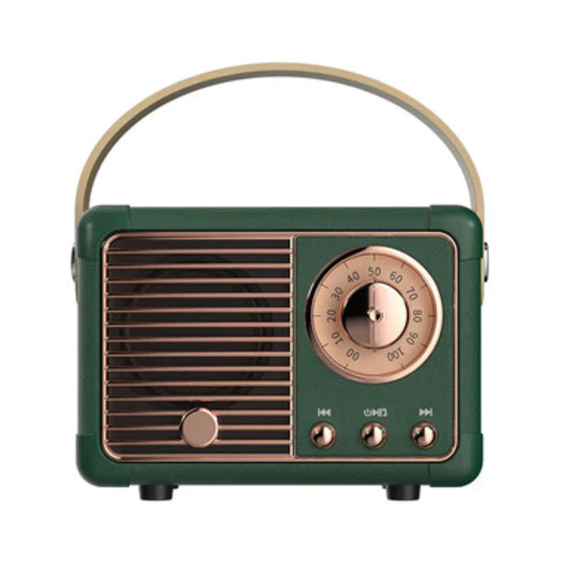 RetroSound Bluetooth Højttaler | Elegant og kraftfuld lyd i kompakt design