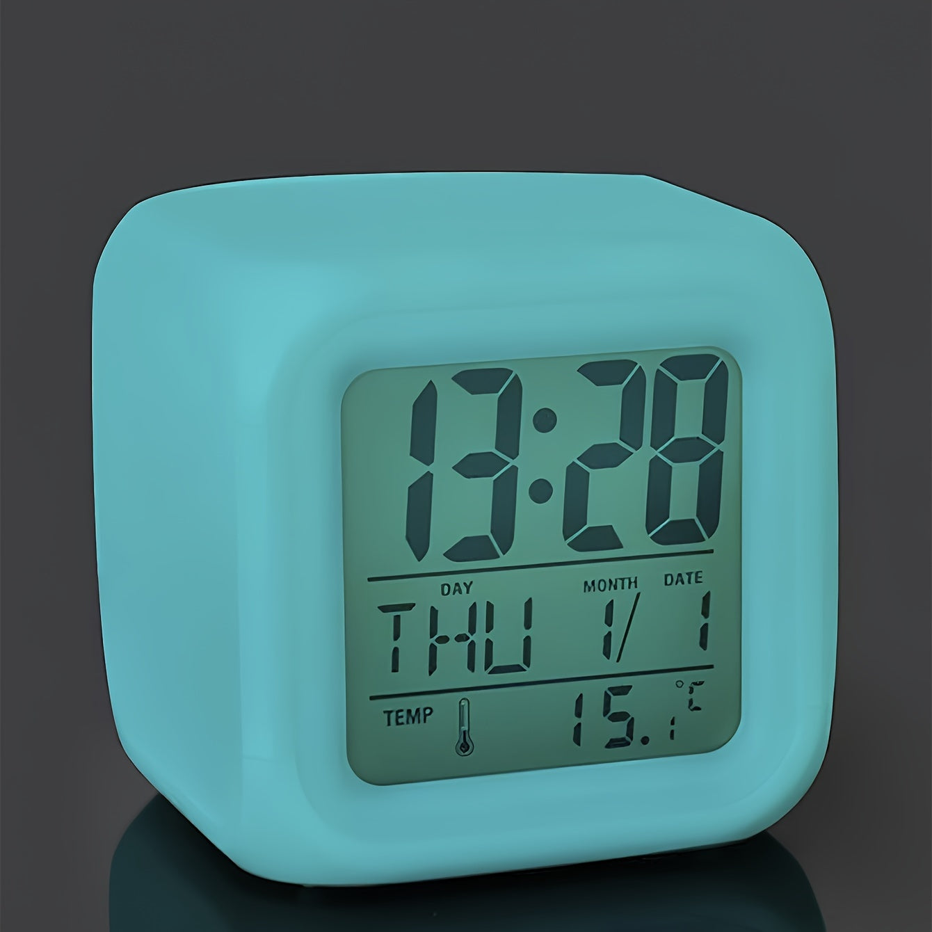 LED Digital Klocka med Temperaturdisplay – Tyst och Lysande för Alla Rum