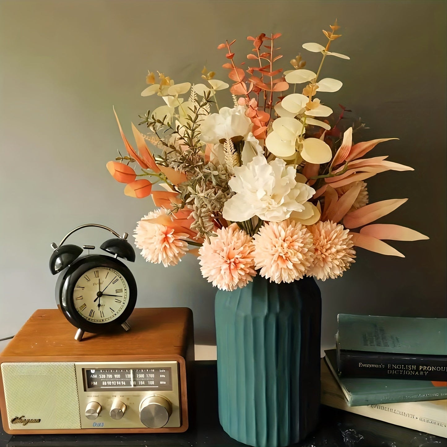 Elegant Kunstige Blomsterbuket til Bryllup og Sæsonbestemt Dekoration