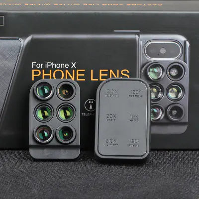 5-i-1 Kamera Linse Etui til iPhone