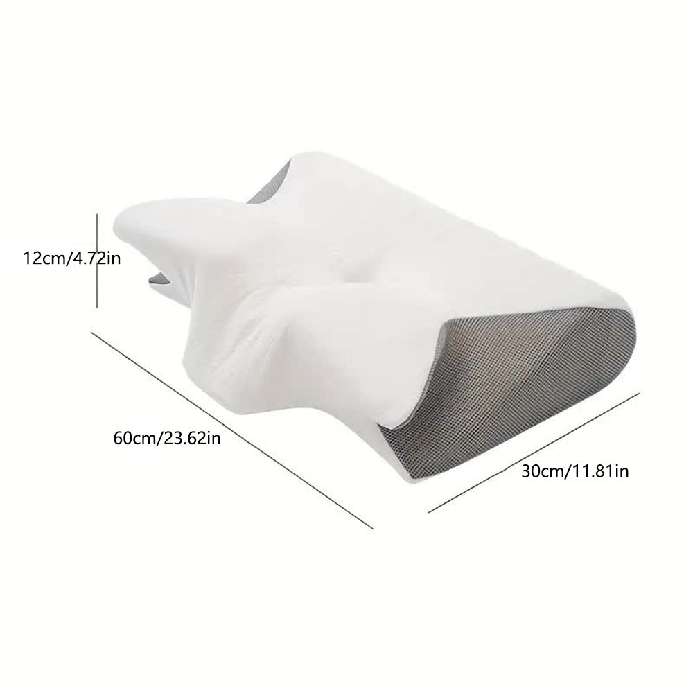 Ergonomisk Memory Foam Kudde - Optimal Nack- och Ryggstöd