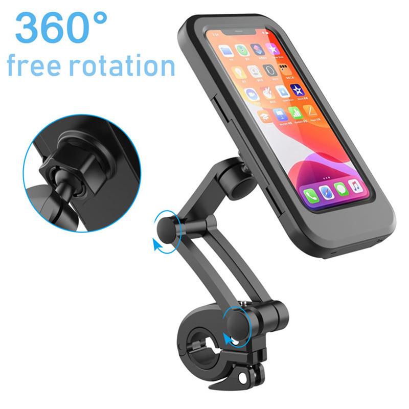 Vandtæt Mobilholder til Motorcykel med 360° Rotation