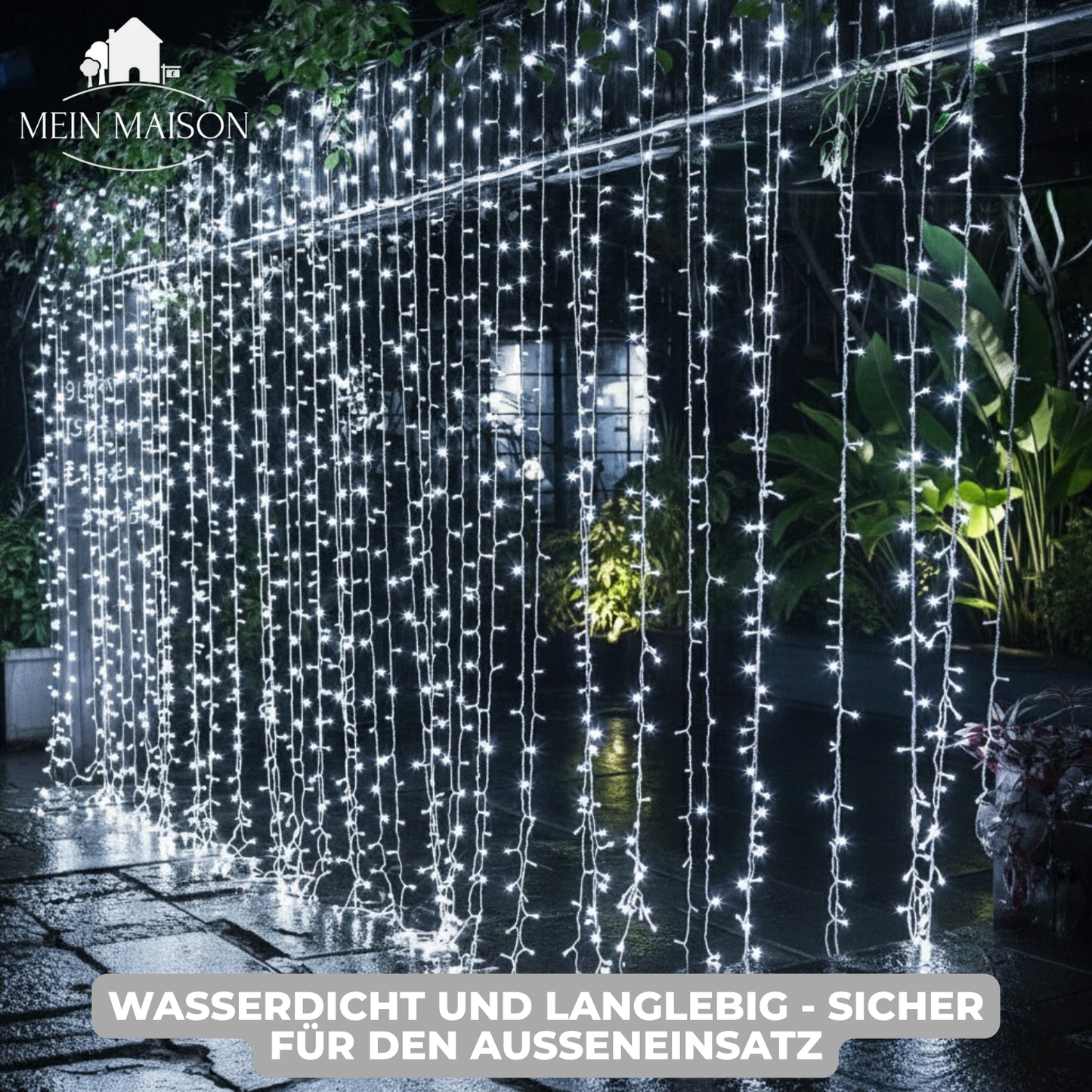 Lysende Gardin – Farverigt Lysshow til Enhver Begivenhed!