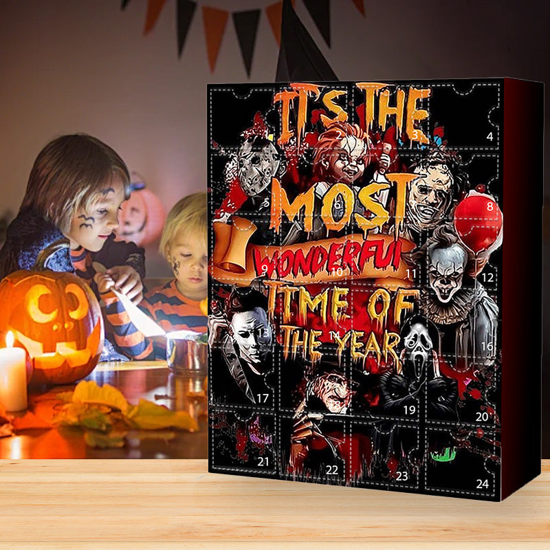 Halloween Adventskalender med figurer fra skræmmende film