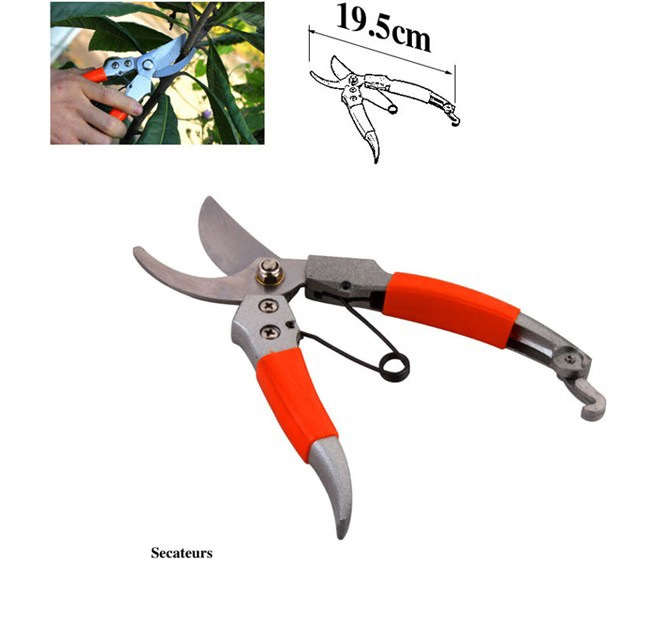 Effektivt trädgårdsset med ergonomiska redskap och väska