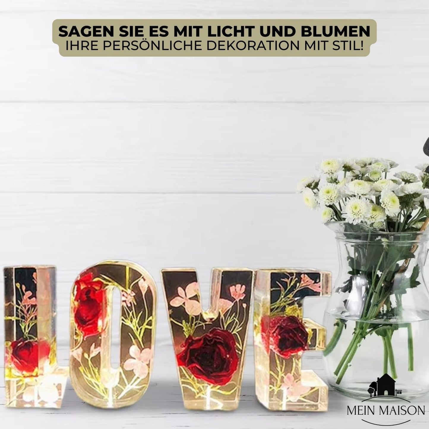 50 % RABATT | BlomsterGlans - Elegant hartsinredning