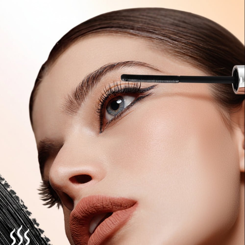 Vattenfast fiber-mascara med långvarig volym och böj