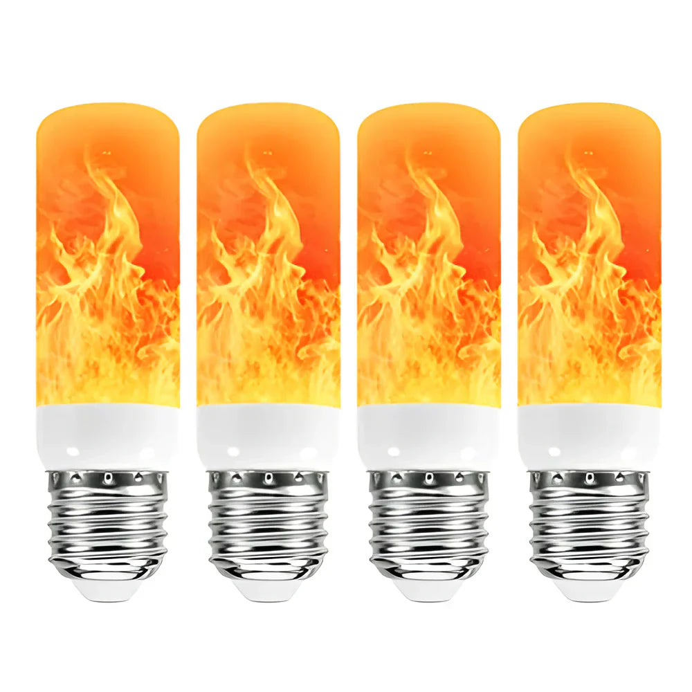 Flammeneffekt LED-lampe – 9W med realistisk flammeudseende