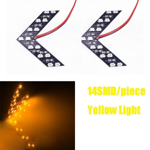 2 stk LED pilpanel til bil
