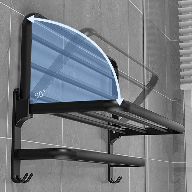 Easy Organizer Bathroom Aluminium Foldbar Håndklædeholder