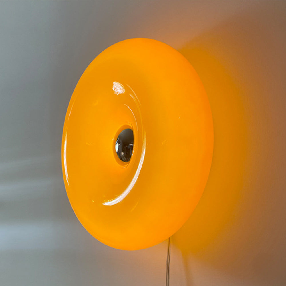 Moderne LED Væglampe i Glas med Energibesparende Design