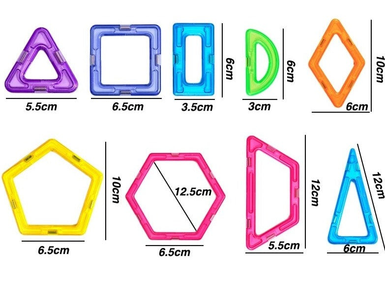 Magnetiska Byggklossar - Kiddoblockz från Zentronix