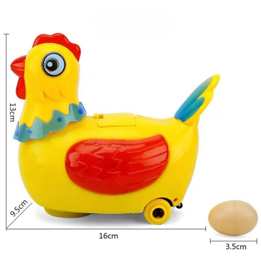 Musikkyckling som värper ägg