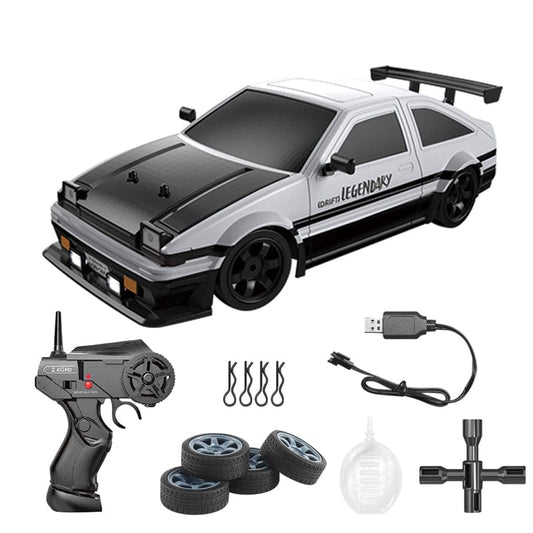 Hurtig RC Driftbil med 4WD – Perfekt til Indendørs og Udendørs Leg