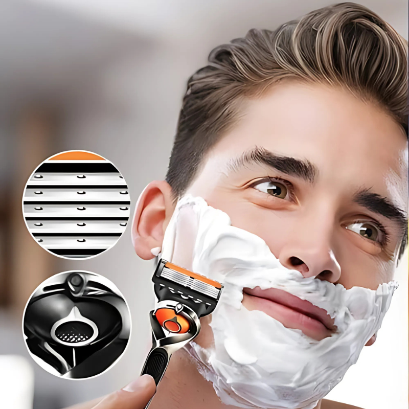 Perfekt Barbering med GlideRazor – Ingen Irritation